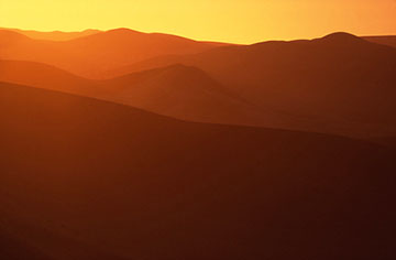 sossusvlei dunes sunset namibia